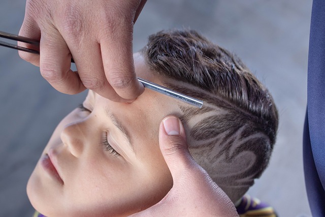 professional barber tools razor comb